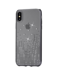 Чехол Tpu Crystal Meteor для Apple iPhone X XS черный Devia