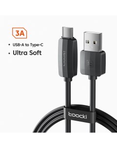 USB Type C 3A силиконовый кабель Ultra Soft для передачи данных быстрая зарядка Toocki
