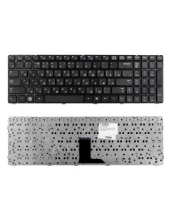 Клавиатура для ноутбука LG A510 A520 Series Плоский Enter Черная без рамки PN AEQL9U Nobrand
