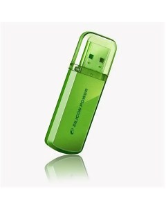 Флешка LuxMini 320 32 ГБ зеленый SP032GBUF2320V1N Silicon power
