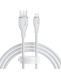 Дата кабель P10355700221 00 USB на Lightning 1 2м белый Baseus