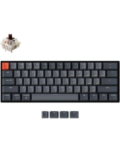 Беспроводная игровая клавиатура K12 Gray Black Keychron