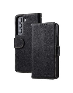 Кожаный чехол книжка Wallet Book Type для Samsung Galaxy S23 черный Melkco