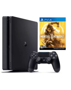 Игровая приставка PlayStation 4 Slim 500GB CUH 2216A игра Mortal Kombat 11 Sony