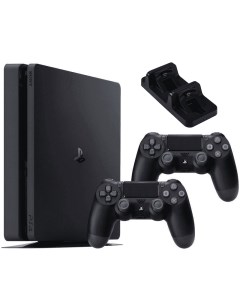 Игровая приставка PlayStation 4 Slim 500GB CUH 2216A 2 й геймпад зарядная станция Sony