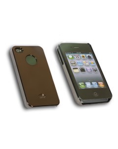 Чехол панель Mirror Case IP4 MT DS Apple iPhone 4 4S серебристый Icover