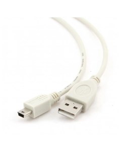 Кабель USB 2 0 mini USB AM miniB 1 8м белый BXP CC USB2 AM5P 018 Bion
