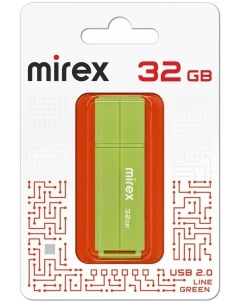 Флешка Line 32Gb Green 13600 FMULGN32 Mirex