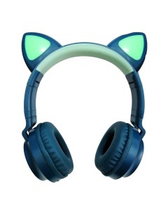 Наушники Party Cat ВТ 0028 Blue Qumo