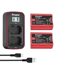 Аккумулятор NP W235 2 шт зарядное устройство Kingma