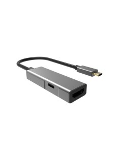 Адаптер USB Type C HDMI USB Type C M F Grey CU452 Telecom