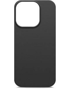 Чехол клип кейс Silicone case для Apple iPhone 14 Pro черный 70803 Borasco