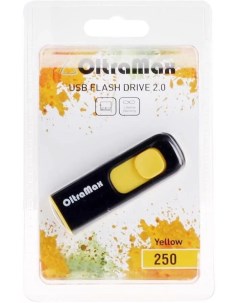 Флешка 4 ГБ желтый OM 4GB 250 желтый Oltramax