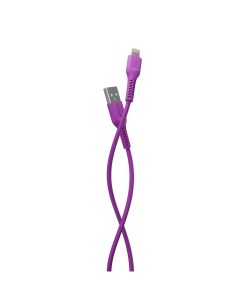 Дата кабель K16i USB 2 0A для Lightning 8 pin TPE 1м Purple More choice