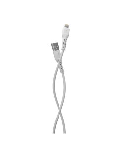 Дата кабель K16i USB 2 0A для Lightning 8 pin TPE 1м White More choice