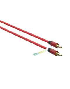 Акустический кабель AUX 3 5mm 1 2м UK13 Red More choice
