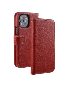 Кожаный чехол книжка для Apple iPhone 14 Pro 6 1 Wallet Book Type красный Melkco