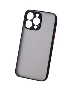 Чехол Matt color Case With Camera Protection Black для iPhone 13 Pro Unbroke