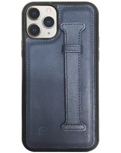 Кожаный чехол для телефона подставки для iPhone 11 Pro темно синий CFG 11P KMAV Elae