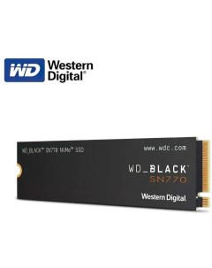 SSD накопитель Black SN770 M 2 2280 1 ТБ S100T3X0E Wd