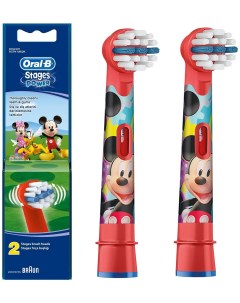 Насадка для электрической зубной щетки Oral B Stages Power Mickey Mouse 2 шт Braun