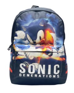 Рюкзак детский Collection Sonic Sonic черный большой размер Bags-art