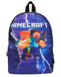 Рюкзак детский Collection kids Minecraft фиолетово белый большой размер Bags-art