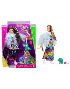 Кукла Экстра в радужном платье Extra GYJ78 Barbie