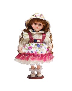 Кукла коллекционная Женечка в платье 30см YF 12707 Кнр