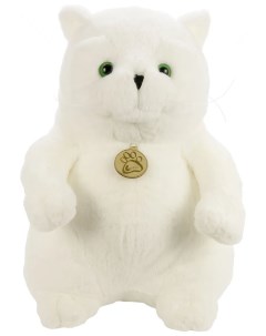 Мягкая игрушка Толстый кот 33 см белый Lapkin