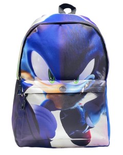 Рюкзак для детей и подростков большого размера Sonic синий Bags-art