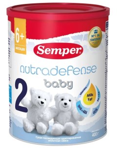 Молочная смесь Baby Nutradefense от 6 до 12 мес 400 г 811 Semper