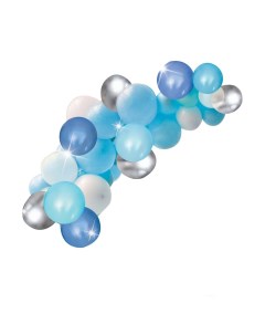 Гирлянда из воздушных шаров Органик сине голубая длина 2 5 м Страна карнавалия