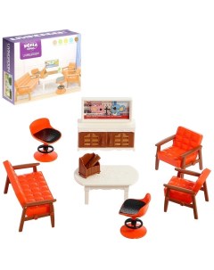 Набор мебели для кукол Милый Дом гостиная FDE87414 Кнр