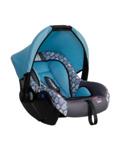 Автокресло детское 0 13кг 0 0 1 5лет лазурные слоны Luna SG321 KIDS PLANET KRES Siger