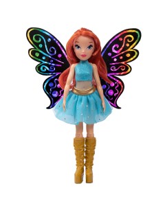 Кукла шарнирная BTW Scratch Art Wings Блум с крыльями для скретчинга 24 см Winx club