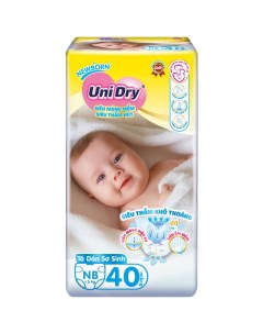 Детские подгузники для новорожденных Newborn Ultra Thin 0 5 кг 40шт Unidry