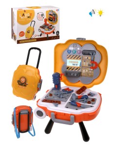 Набор игрушечных инструментов Маленький мастер со светом и звуком 614570 Наша игрушка