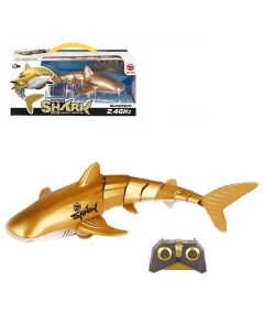 Робот на радиоуправлении Junfa Китовая Акула золотая в коробке Junfa toys