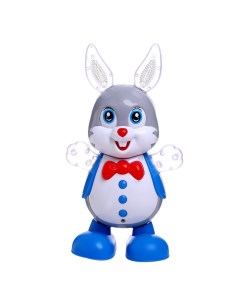 Интерактивная игрушка Кролик работает от батареек танцует свет и звук YJ 3007 Кнр
