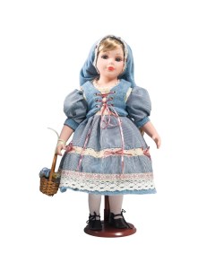 Кукла коллекционная Катя в голубом платье 40см YF 161220 Кнр