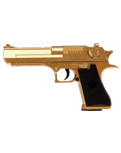 Пистолет игрушечный Desert Eagle Gold с металл пластик в коробке K111B Кнр