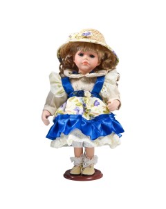Кукла коллекционная Алиса в синем платье 30см Кнр