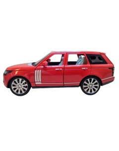 Машинка Range Rover колеса поворачиваются 1 24 красная инерционная свет звук все открыв Nano shop