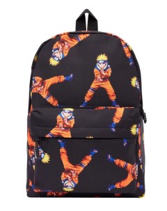 Детский рюкзак с принтами унисекс средний черный Bags-art