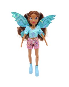 Кукла шарнирная Magic reveal Лейла с крыльями 3 шт 24 см IW01302205 Winx club