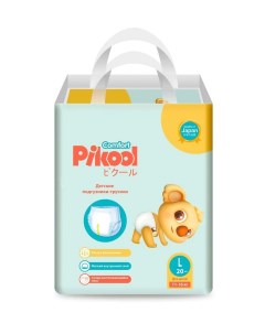 Подгузники трусики детские Comfort размер L 11 16 кг 20 шт Pikool