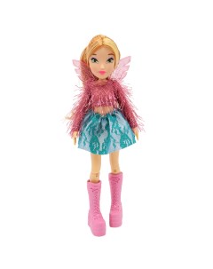 Кукла шарнирная Модная Флора с крыльями 24 см IW01242102 Winx club