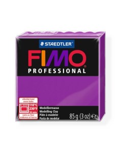 Полимерная глина professional запекаемая в печке 85 г цвет фиолетовый 8004 61 Fimo