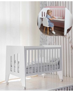 Кровать стол для новорожденных 120х60 см белый белый НиК 6 Antemi